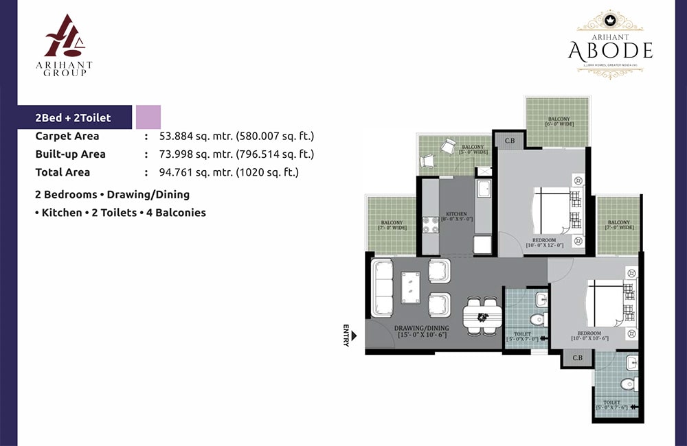 3 BHK Plan